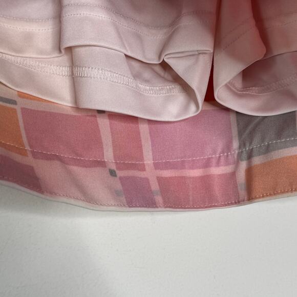 EP Pro Skort‎ Womens 6 Red Pink Geometric Golf Outdoor Mini Activewear Skirt - Picture 7 of 11